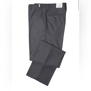 Dark Grey Tuxedo Pants Charcoal Steel Gray Cardi International 33 34 35 Regular